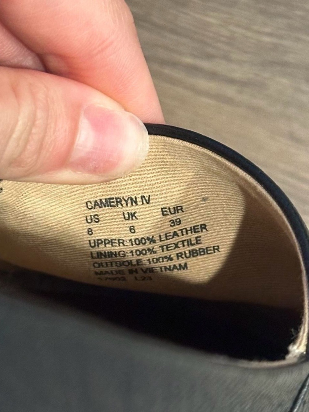 Ralph Lauren Cameryn IV Black Leather Espadrille Flats, US7.5 - Picture 3 of 8